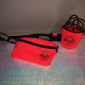 Victoria’s Secret PINK fanny pack and koozie